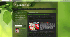 Desktop Screenshot of noimpactgirl.com